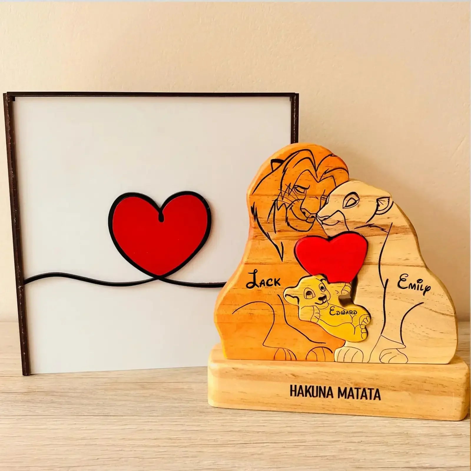 Custom Family Puzzle™ – Personalized Wooden Keepsake