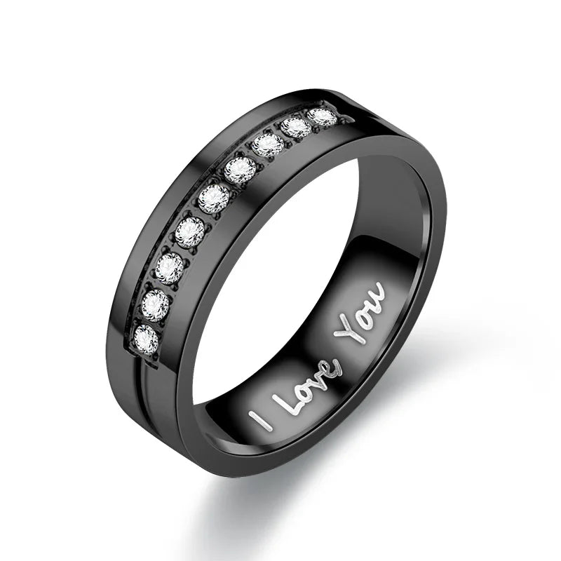 I Love You Band™ – Matching Couples Rings