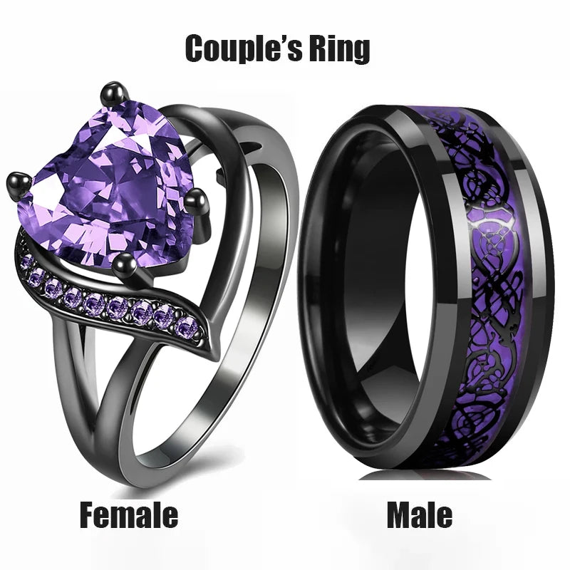 EternalGem™ Couples Ring Set