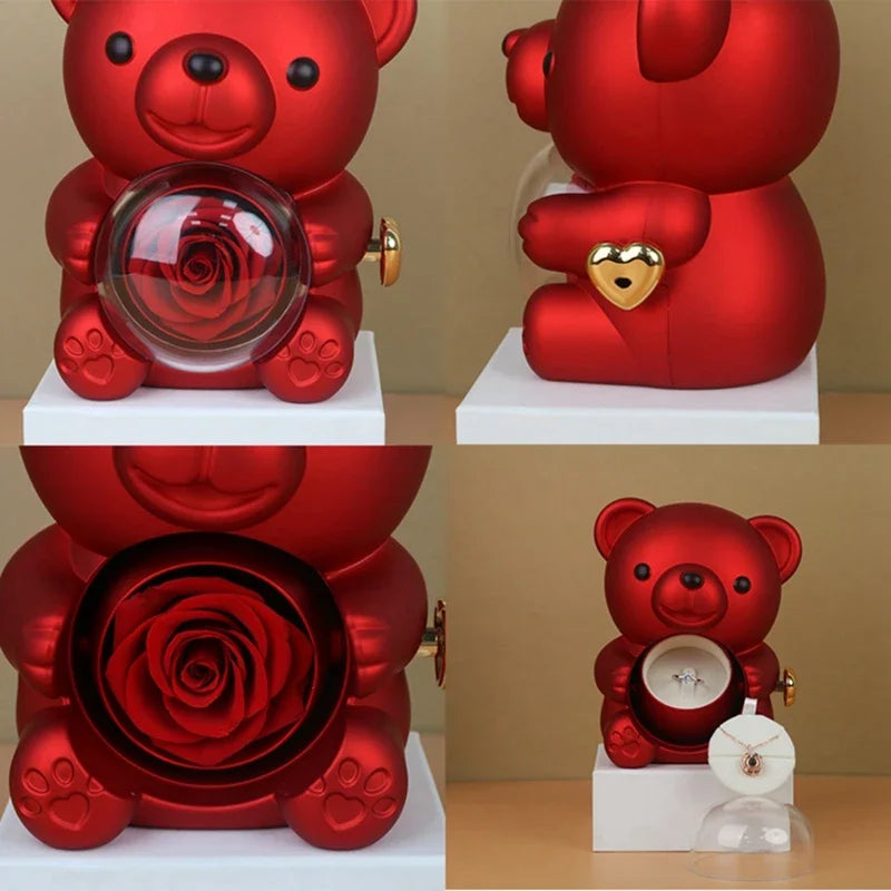 RoseBear™ Jewelry Gift Box – The Cutest Way to Say “I Love You”