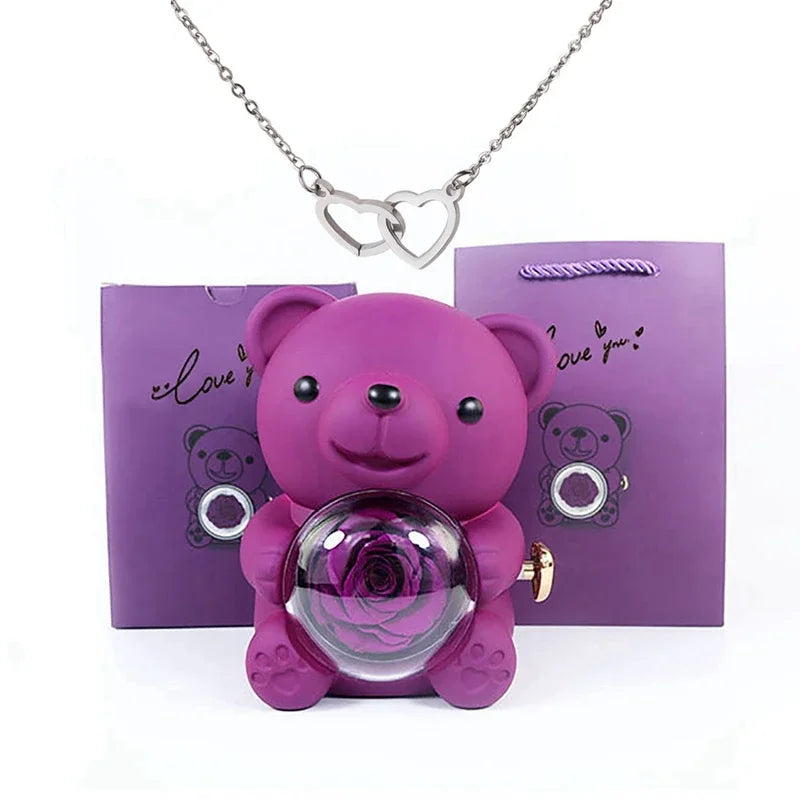 RoseBear™ Jewelry Gift Box – The Cutest Way to Say “I Love You”