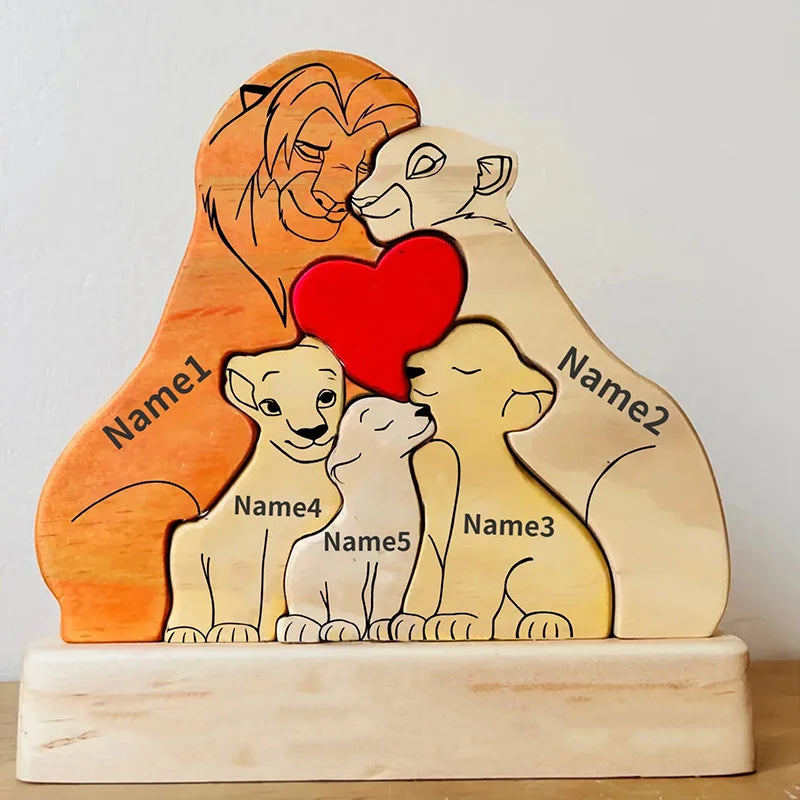 Custom Family Puzzle™ – Personalized Wooden Keepsake