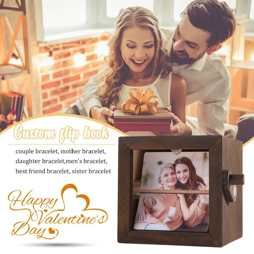 MemoryFlip™ Custom Photo Box – Your Love Story in Motion