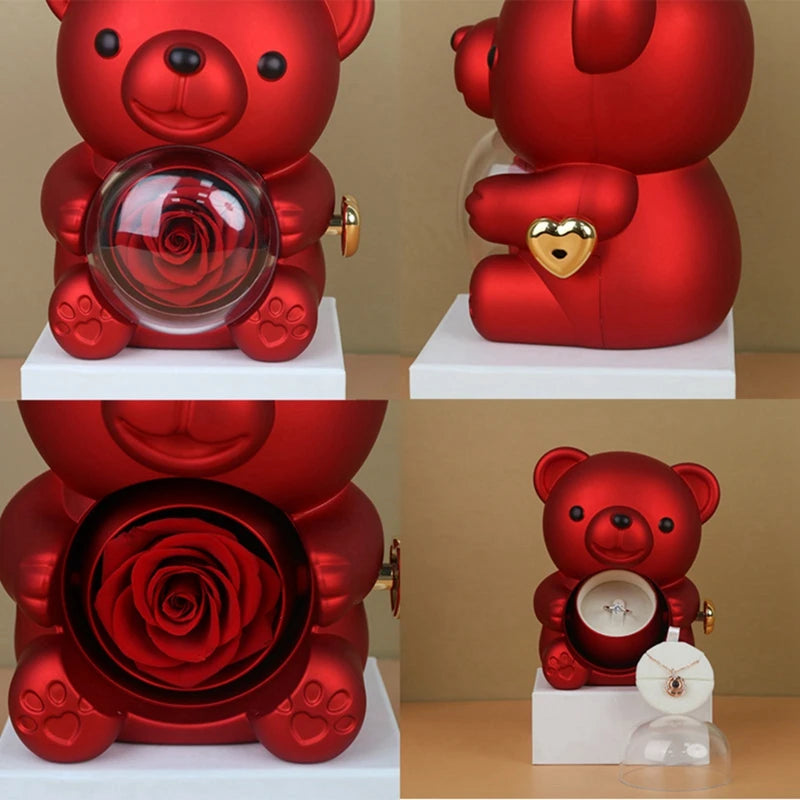 RoseBear™ Jewelry Gift Box – The Cutest Way to Say “I Love You”