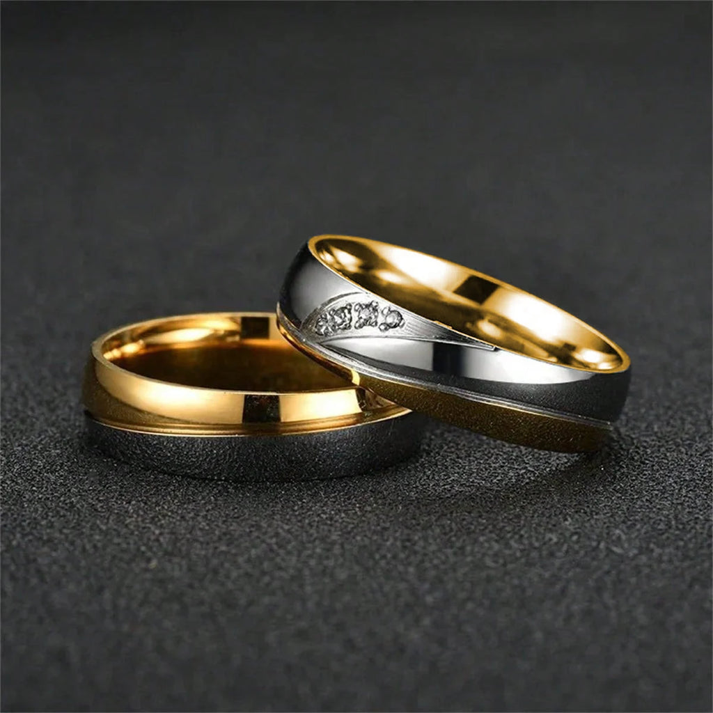GleamBond Couple Rings
