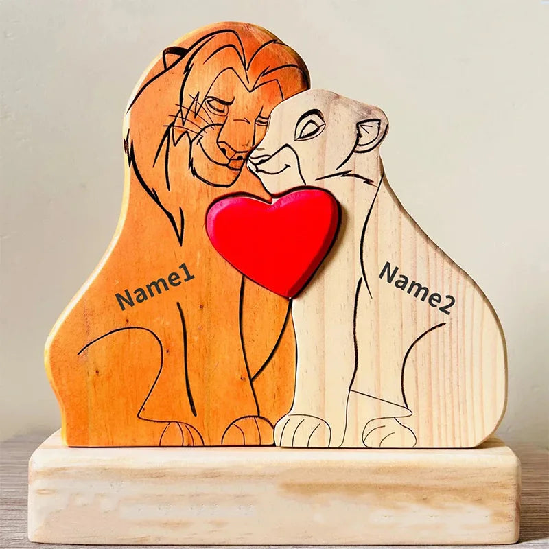 Custom Family Puzzle™ – Personalized Wooden Keepsake
