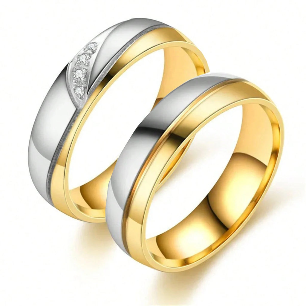 GleamBond Couple Rings