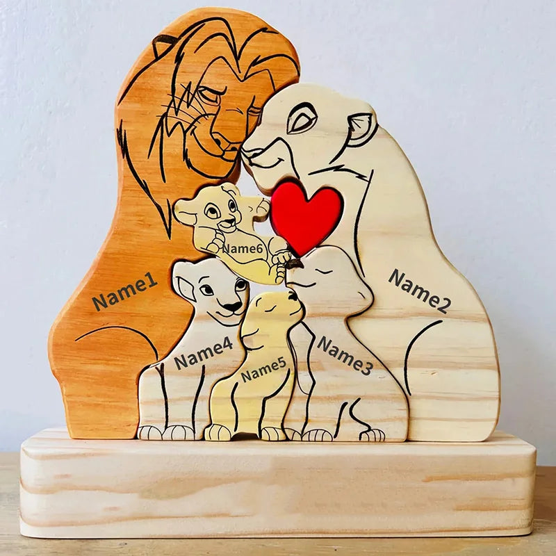 Custom Family Puzzle™ – Personalized Wooden Keepsake