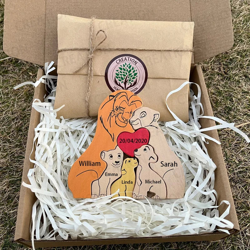 Custom Family Puzzle™ – Personalized Wooden Keepsake