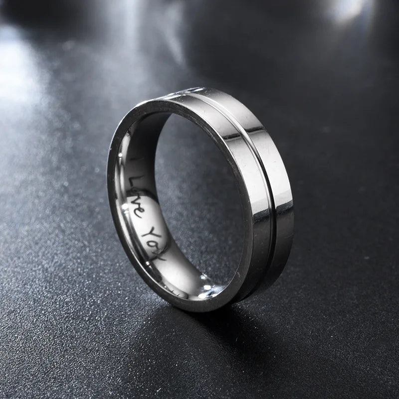I Love You Band™ – Matching Couples Rings