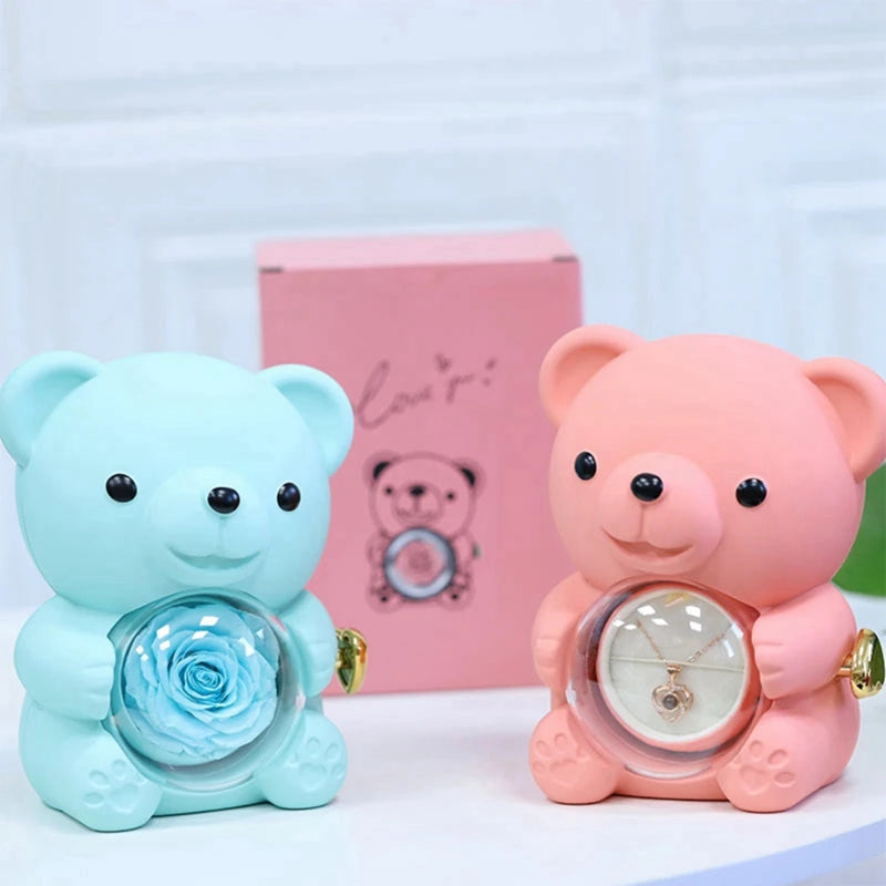RoseBear™ Jewelry Gift Box – The Cutest Way to Say “I Love You”