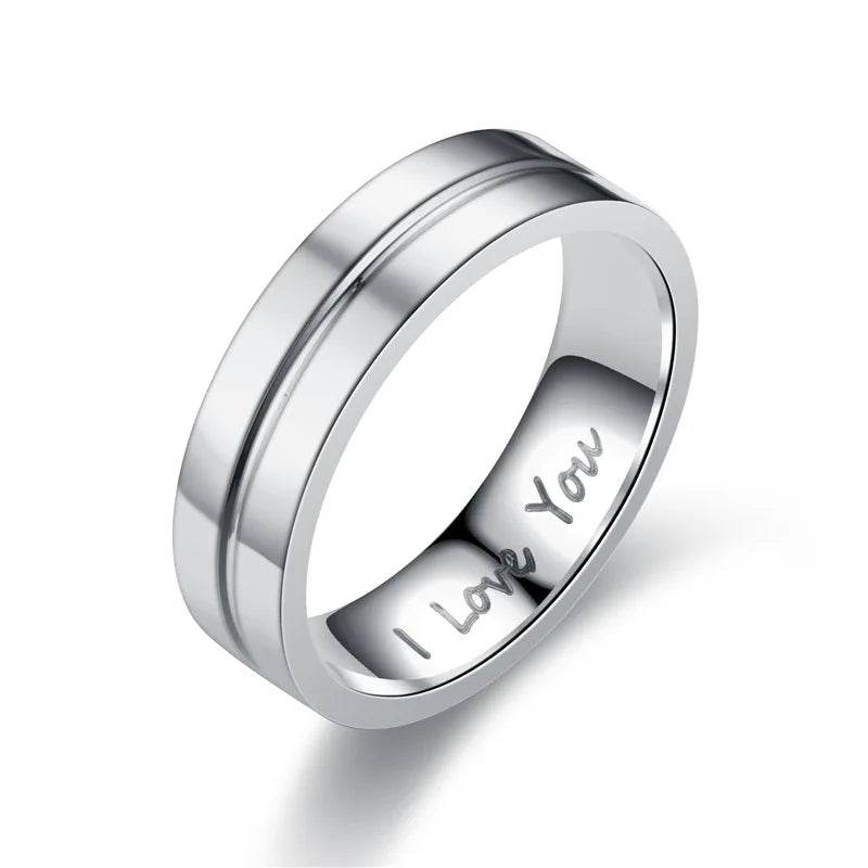 I Love You Band™ – Matching Couples Rings