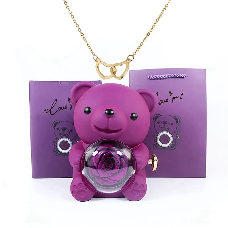 RoseBear™ Jewelry Gift Box – The Cutest Way to Say “I Love You”