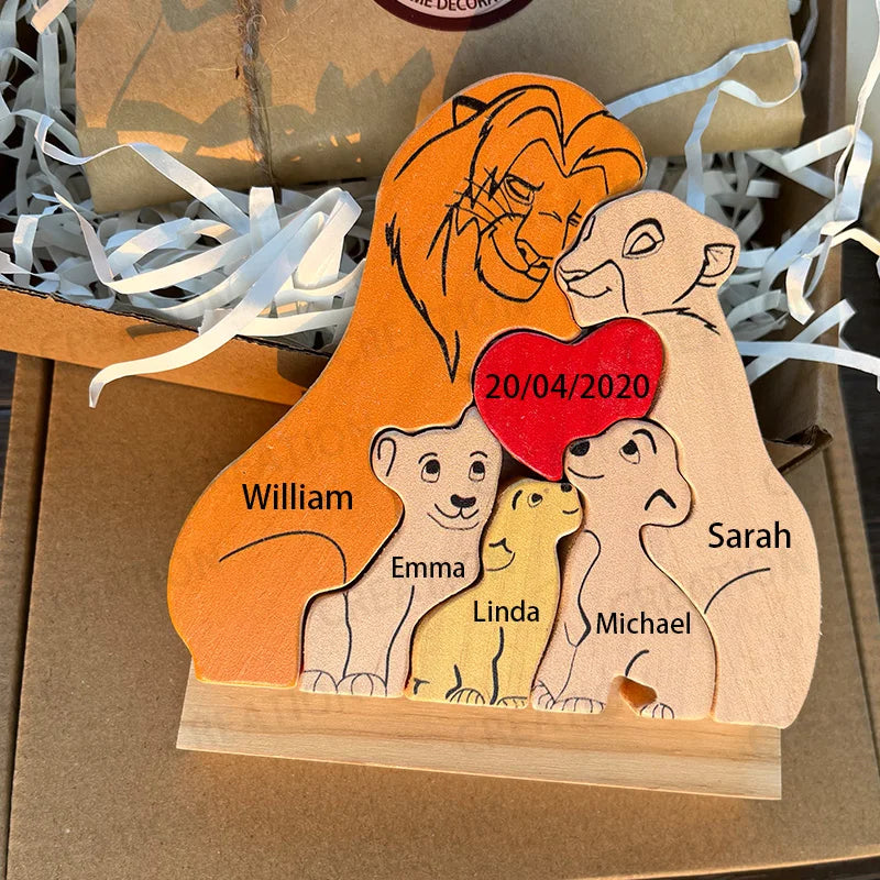 Custom Family Puzzle™ – Personalized Wooden Keepsake