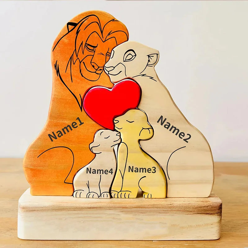 Custom Family Puzzle™ – Personalized Wooden Keepsake