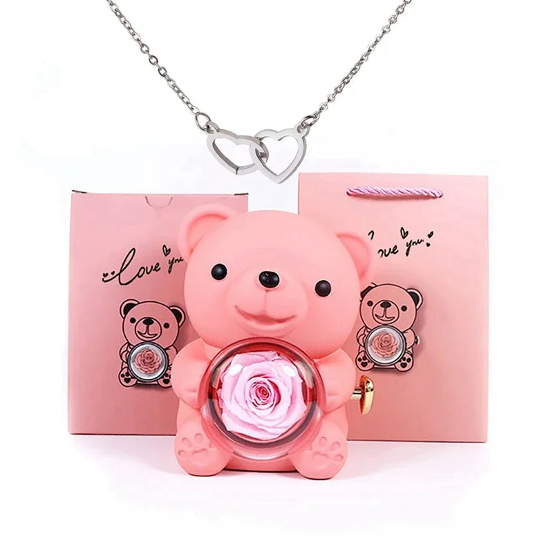RoseBear™ Jewelry Gift Box – The Cutest Way to Say “I Love You”