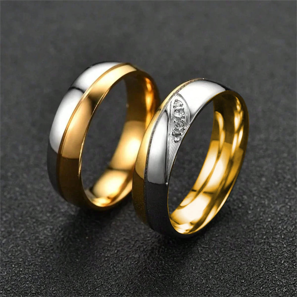 GleamBond Couple Rings