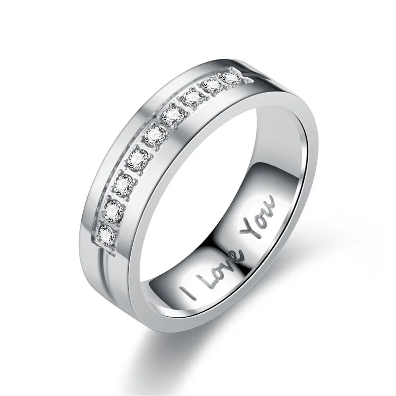 I Love You Band™ – Matching Couples Rings