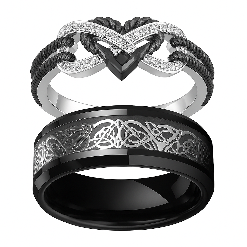 DragonHeart™ Celtic Promise Ring Set
